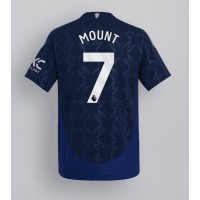 Camiseta Manchester United Mason Mount #7 Segunda Equipación Replica 2024-25 mangas cortas